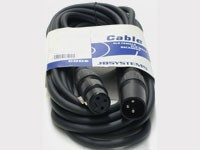 Cablu XLR 1m,tata si mama, JB Systems 7-0061 foto