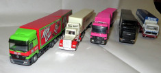 Herpa lot 5 camioane lichidare! ( Scania Freixnet + Mercedes Vita Cola ) 1:87 foto