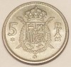 G7. SPANIA 5 PESETAS 1975 (1978), 5.75 g., Copper-Nickel, 23 mm, XF / AUNC **, Europa
