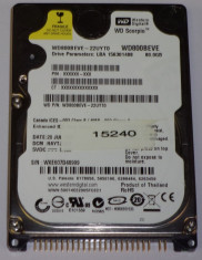 HARD DISK IDE HDD LAPTOP IDE HDD 2.5NOTEBOOK 80 GB ATA WD WD800BEVE foto