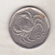 bnk mnd Malta 5 centi 1995 , fauna marina