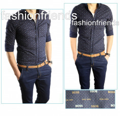 Camasa Hugo Boss - camasa barbati - camasa slim fit - camasa fashion - camasa casual - CALITATE GARANTATA - cod produs: 3413 foto