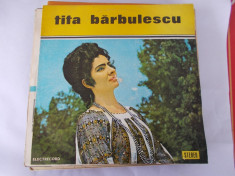 TITA BARBULESCU , VINIL FARA ZGARIETURI . foto