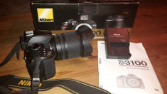 Nikon d3100 + obiectiv Nikkor 18-105mm VR foto