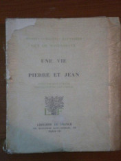 OEUVRES COMPLETES ILLUSTREES GUY DE MAUPASSANT, UNE VIE PIERRE ET JEAN, PARIS 1935 foto