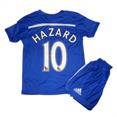 Tricou+Sort(Compleu) Pentru Copii Adidas Chelsea ACASA Sezon 2014/15(NR 10 HAZARD)) foto