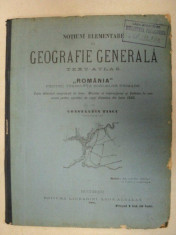 NOTIUNI ELEMENTARE DE GEOGRAFIE GENERALA. TEXT ATLAS &amp;#039;&amp;#039;ROMANIA&amp;#039;&amp;#039; PENTRU TREBUINTA SCOALELOR PRIMARE de CONSTANTIN TINCU, BUC. 1895 foto