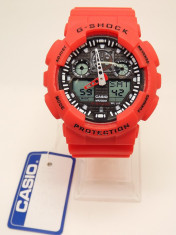 ceas CASIO G SHOCK ga100-red edition foto