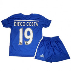 Tricou+Sort(Compleu)Pentru Copii Adidas Chelsea Sezon 2014/15(NR 19 DIEGO COSTA foto