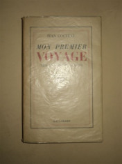 Jean Cocteau - Mon Premier Voyage (Tour du Monde en 80 jours), Gallimard, 1936 foto