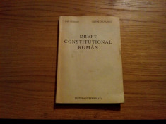 DREPT CONSTITUTIONAL ROMAN --Dan Ciobanu, V. Duculescu -- 1993, 242 p. foto