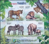 BURUNDI 2012 FAUNA ANIMALE SALBATICE MICHEL CAT. 2625B-28B