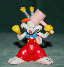 Jucarie veche 1987 - VINTAGE, figurina ROGER RABBIT de DISNEY/AMBLIN, foto