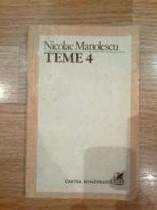 d8 Nicolae Manolescu &amp;amp;ndash; Teme 4 foto