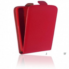 Husa Samsung Galaxy Ace 4 G357F Flip Case Slim Inchidere Magnetica Red foto