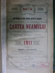 CARTEA NEAMULUI PE ANUL 1911- VALENI DE MUNTE 1910 foto