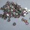 Set 100 cristale cu reflexii multicolore pt decorare unghii tip Swarovski 1,5mm