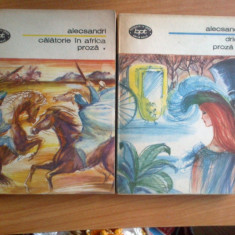 e1 Alecsandri - Proza - Calatorie in africa.Dridri. 2 volume