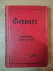 COMPASS. ANUARUL FINANCIAR 1933, EDITIE BILINGVA (IUGOSLAVA-ROMANA) foto