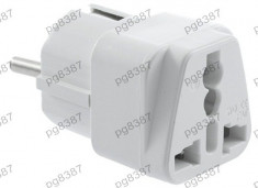 Adaptor priza Anglia, cu impamantare - 125372 foto