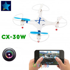 Drona (quadcopter) CHEERSON CX-30W ? DRONA CU CAMERA SI FPV PRIN WIFI + BONUS foto