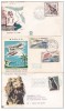 3 FDC MONACO UNESCO ,arta egipteana , aviatie
