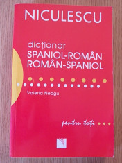 DICTIONAR SPANIOL ROMAN- ROMAN-SPANIOL- VALERIA NEAGU foto