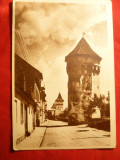 Ilustrata - Sibiu - Turnurile de Fortificatii , anii &#039;50