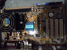 Placa de baza Asus K8V-X SE Socket 754 Agp ddr1 + procesor sempron 3000+ la 1.8 Ghz foto