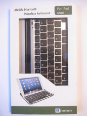 Tastatur? Bluetooth Mobile pentru Ipad Mini - Taste negre foto