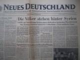 HOPCT ZIAR NEUES DEUTSCHLAND BERLIN 18 OCT 1957 GERMANIA [ RDG ] / IN LIMBA GERMANA !/ 8 PAGINI