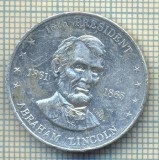 JETON 32 PENTRU COLECTIONARI - ABRAHAN LINCOLN - AL 16-LEA PRESEDINTE AL STATELOR UNITE ALE AMERICII-STAREA CARE SE VEDE