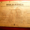 Rigla Abaca -Pt.calcul regim optim de aschiere si timp lucru la Masini-Unelte - de ing. Z.Duca -Ed.Tehnica 1955