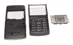 Carcasa Samsung L810V Originala 3 Piese Swap - Neagra foto