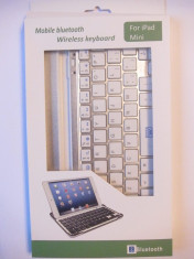 Tastatur? Bluetooth Mobile pentru Ipad Mini - Taste albe foto