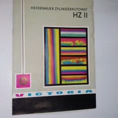 Pliant - prezentare Utilaj Poligrafic cu cilindru automat, anii '60