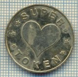 JETON 21 PENTRU COLECTIONARI - SUPER TOKEN -SIMBOL INIMA -STAREA CARE SE VEDE