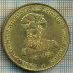 JETON 90 PENTRU COLECTIONARI - VASCO DA GAMA - ENTDECKER DES SEEWEGES NACH INDIEN 1469-1524 -CROSSE SEEFAHRER DER WELTGESCHICHTE-STAREA CARE SE VEDE