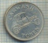 JETON 24 PENTRU COLECTIONARI - CARWASH TOKEN -SPALATORIE AUTO - TEMATICA AUTOMOBILISTICA-STAREA CARE SE VEDE