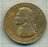 JETON 76 PENTRU COLECTIONARI - THOMAS JEFFERSON - AL 3 -LEA PRESEDINTE AL STATELOR UNITE ALE AMERICII -STAREA CARE SE VEDE