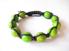 BRATARA SHAMBALLA 10 BILE VERDE foto