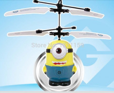 Jucarie Despicable me 2 cu telecomanda gen elicopter cu inductie manuala MODEL 2015 foto