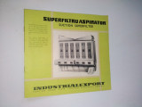 Pliant - prezentare Superfiltruaspirator ( folosit in industria de morarit si panificatie), anii &#039;70