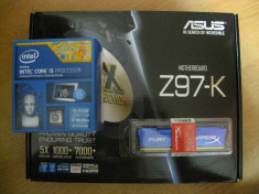 Kit placa de baza ASUS +CPU i5-4590 + 8Gb RAM nou cu garantie foto
