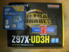 Kit placa de baza Gigabyte + CPU i5-4590 + 8 Gb RAM nou cu garantie foto