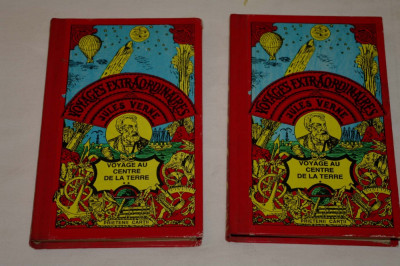 Voyage au centre de la terre - Jules Verne - 2 volume - 1994 foto