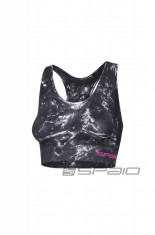 Bustiera sport - Linia Fitness - W01- alb negru foto