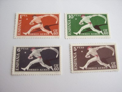 Spania 1960 sport pelota MI 1183-1186 MLH foto