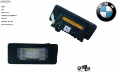 Lampa numar LED BMW E39 E46 M3 CSL E60 E60LCI E61 E61LCI E70 E71 E90 E91 E92 E93 F10 F18 F30 F31 foto