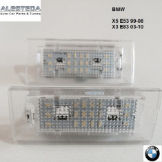 Lampa numar LED BMW X5 E53 , X3 E83 foto